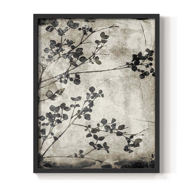 Reproduction encadrée Boundless VI - bois massif, Noir, H 20 po x l 16 po