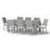 Fionnula Rectangular 8 - Person 83" Long Dining Set with Cushions