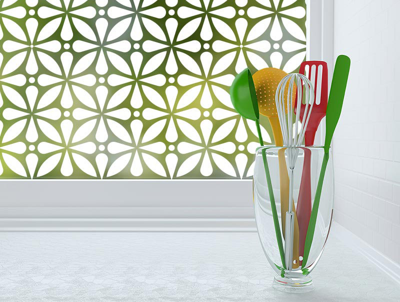 Adhésif décoratif pour fenêtre Geo, 36 po x 48 po