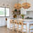 Caytlen 6-Light Dimmable Hand-Woven Drum Chandelier