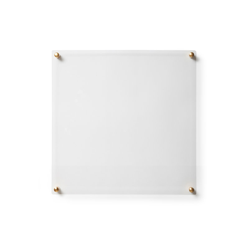 Devian Clear Acrylic Floating Picture Frame, 12" x 12", Gold