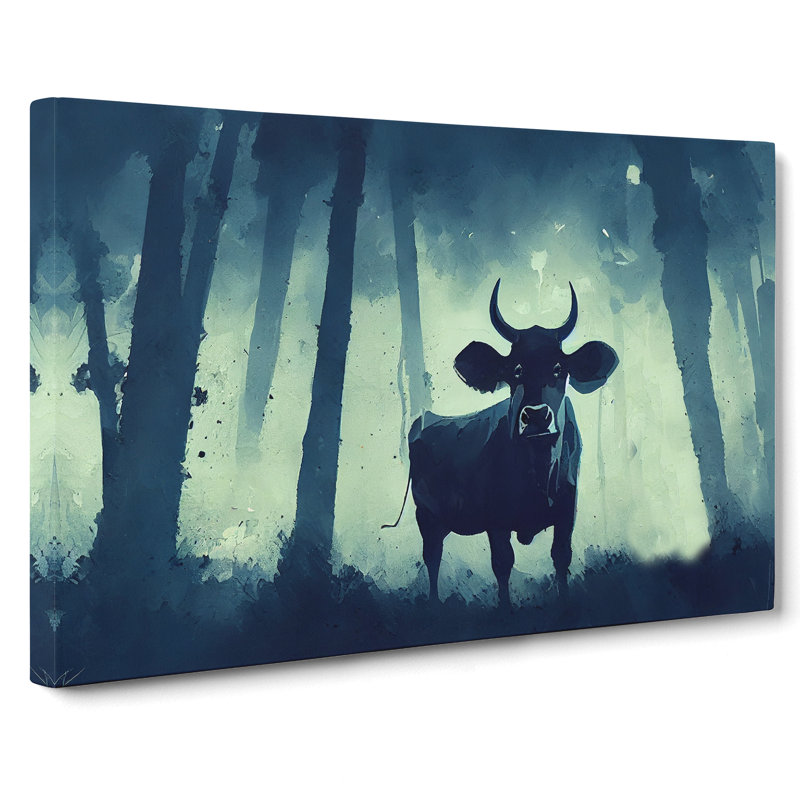 Cow Art Painting Vol.1 - Wrapped Canvas, 35cm H x 50cm W x 3cm D