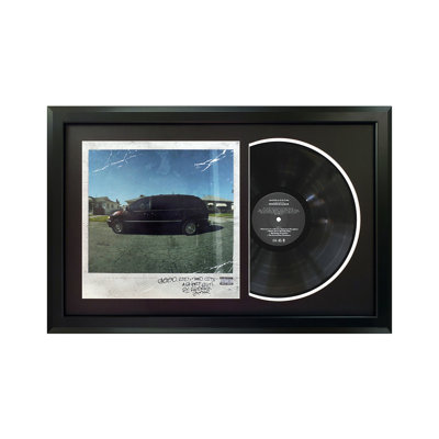 Kendrick Lamar "Good Kid, M.A.A.D. City" Framed Record with Black Mat