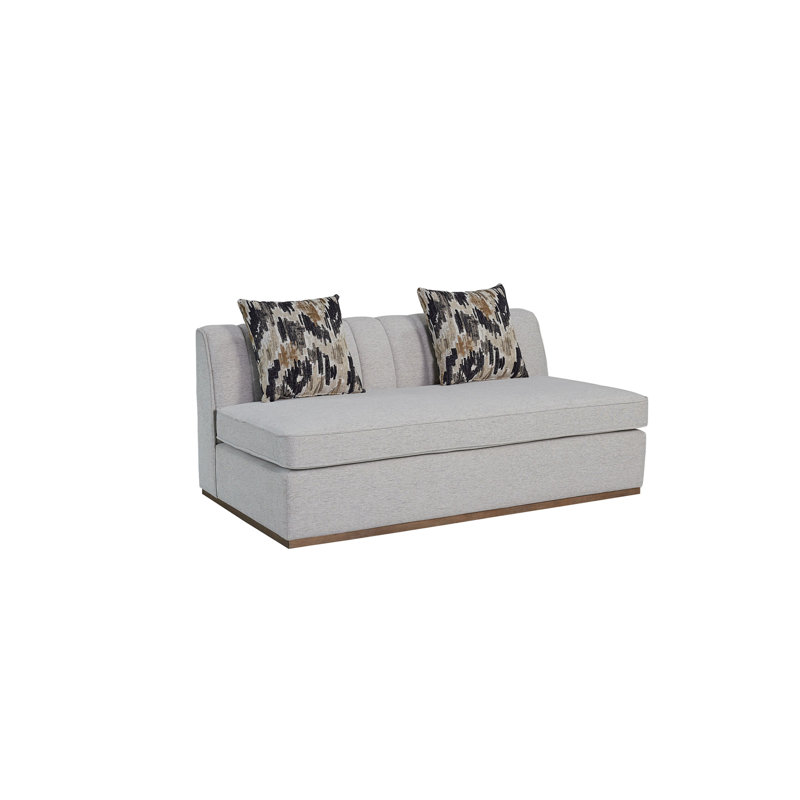 Channel Armless Loveseat