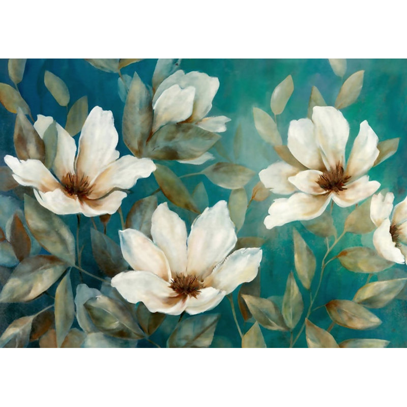 Peel & Stick Floral Wall Mural, 187" W x 106" L