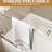 60 Wide X 57 High Aluminum Frame Double Sliding Bathtub Door, 1/4 Clear Tempered Glass, Soft-Close Feature, Reversible For Distinct Bathroom Configurations, Glass With Reduced Breakage Risk 60W 57H
