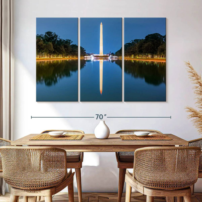 Lilie Washington Monument Reflection, 42" H x 65" W