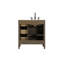 Meuble-lavabo simple 32 po en chêne chocolat-1311895506-1311895507