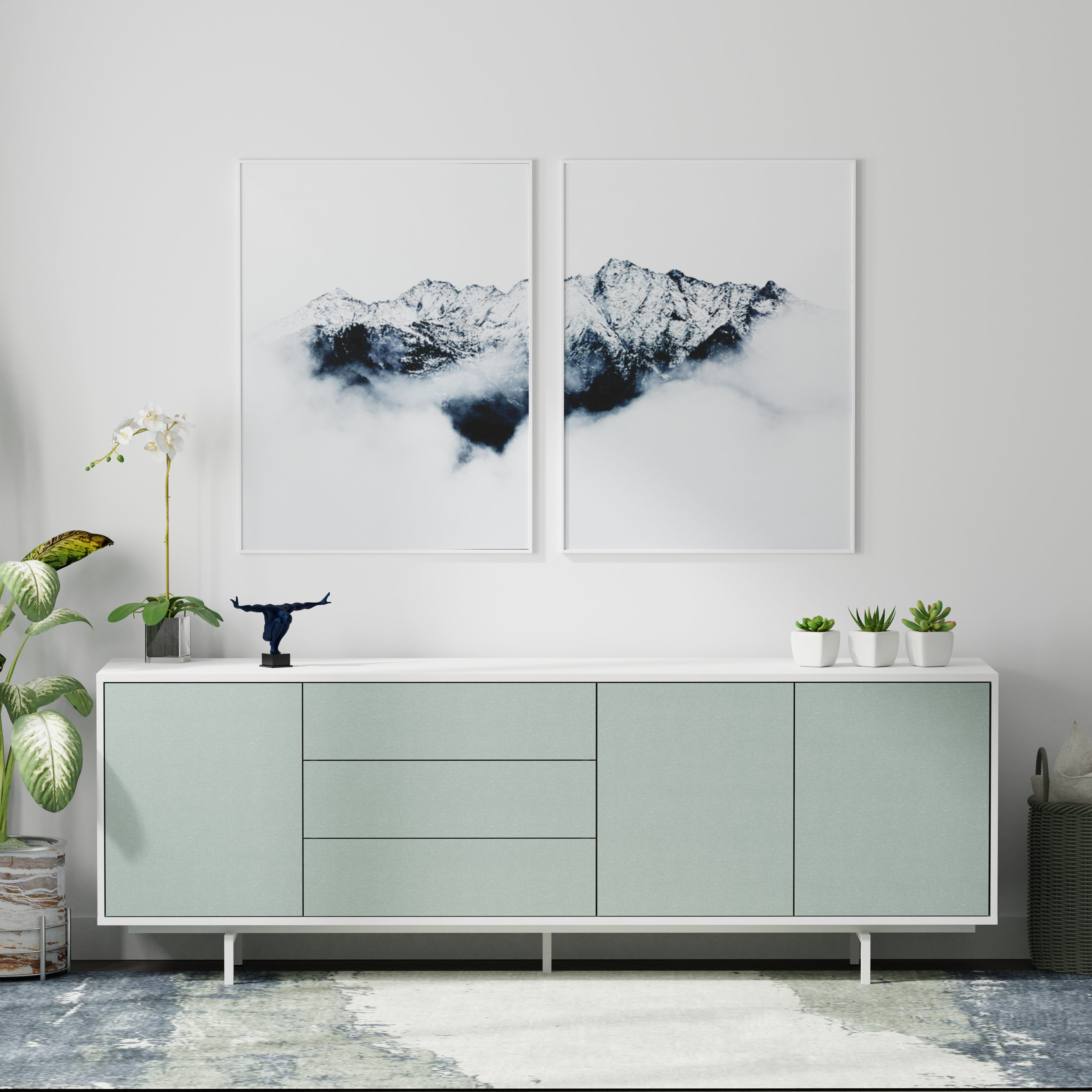 Anirvin 78" TV Stand for TVs up to 88" - Modern Design