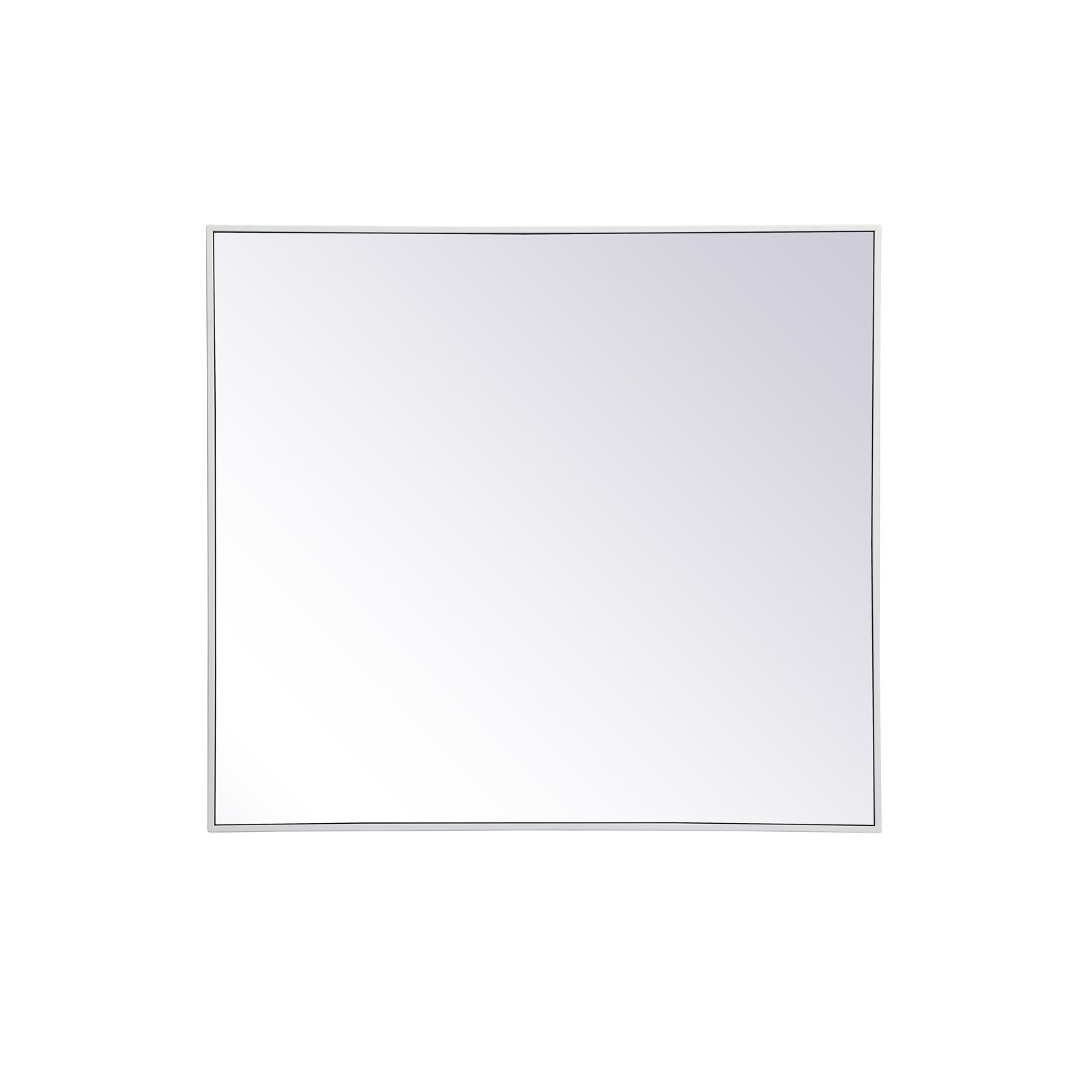 Sabine Metal Rectangle Wall Mirror, 40" x 36", Black