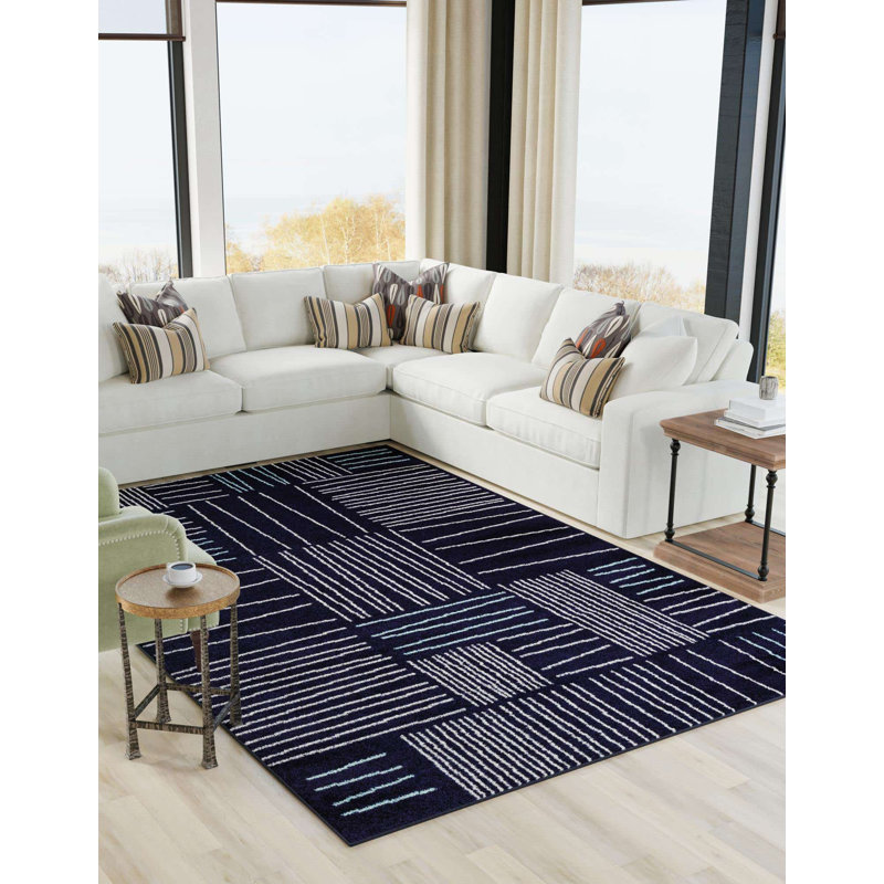 Anaka Geometric Indoor Rug, Rectangle 5'3" x 8'