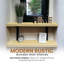 Ashlar Wood Floating Shelf-812544837-815730544