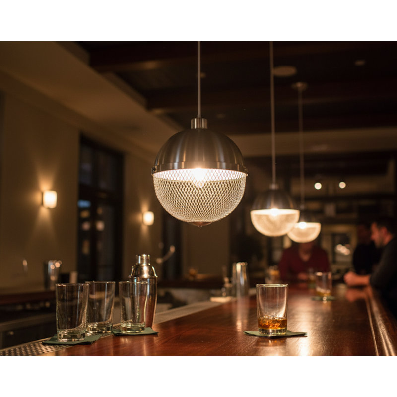 Luminaire suspendu sphérique 1 lumière Stroude