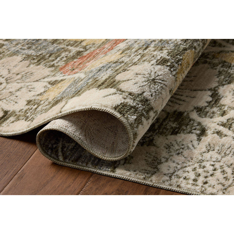 Loloi Eileen Olive / Multi Area Rug, Rectangle 7'10" x 10'2"