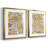 Tree Ring Study I - 2 Piece Single Picture Frame Painting Set
