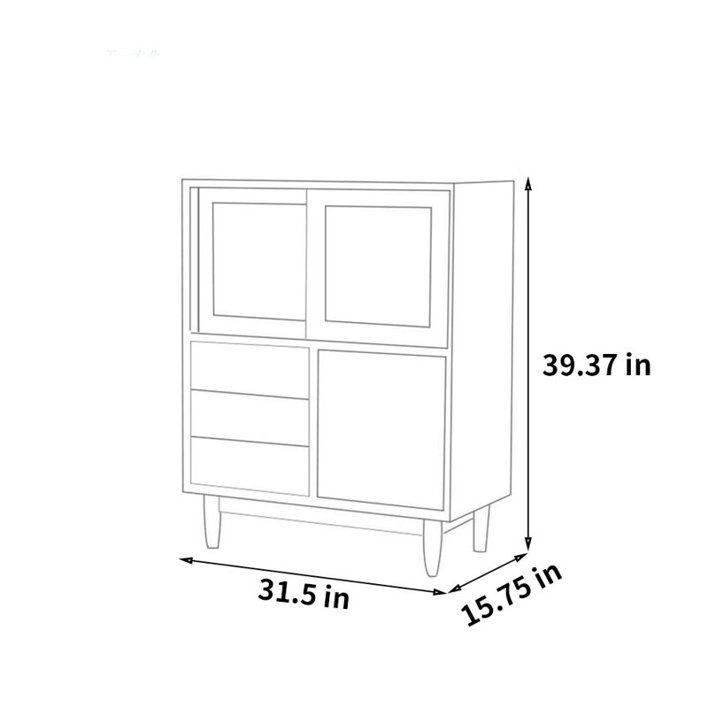 Multifunctional Storage Cabinet Sideboard Cupboard