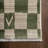 Dossantos Abstract Checkered Fringe Area Rug-1526326806