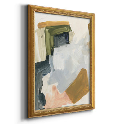 Palette Meld I, toile encadrée de qualité supérieure - prête à être accrochée