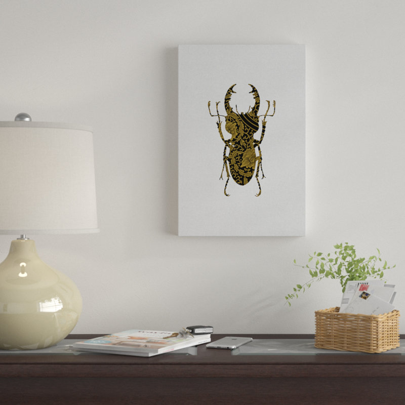 «Beetle III», impression sur toile, H 18 po x l 12 po x P 1,5 po, Pas de tapis, Toile tendue