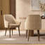 Fauteuil de salle à manger rembourré Solace-126636005