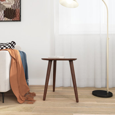 Kewal Solid Wood Top End Table