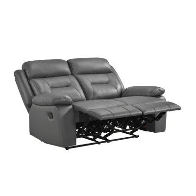 Causeuse inclinable Conia, cuir, USB, 63 po