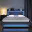 Upholstered Ottoman Storage Bed-1561230177