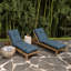 Coussin de chaise d'extérieur touffeté Arden EarthFIBER, 22 x 76