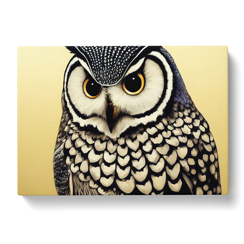 Dreamlike Owl - Wrapped Canvas, 50cm H x 76cm W