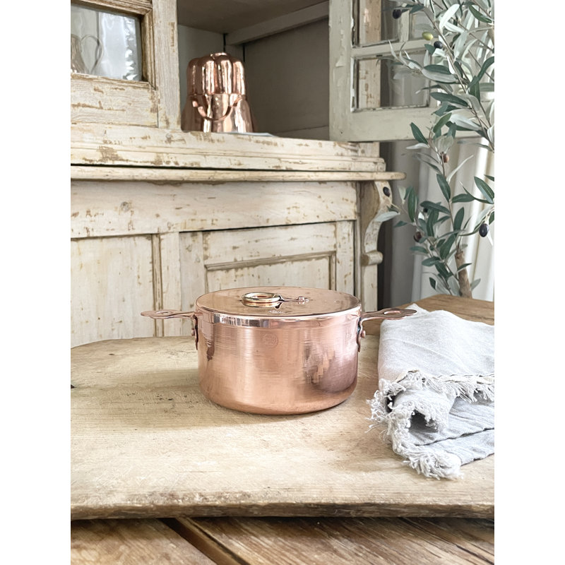 Round Copper Casserole