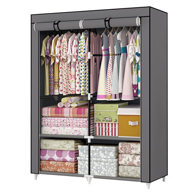 Ippe 43'' Fabric Portable Wardrobe