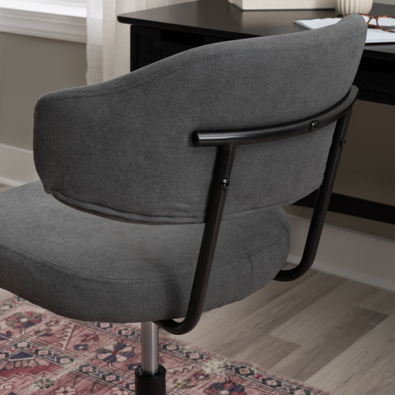 Tessa Swivel Office Chair, Gray