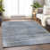 Premium Machine Washable Prisco Blue Rug