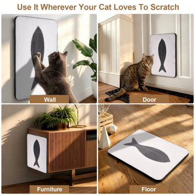 Grattoir mural pour chat