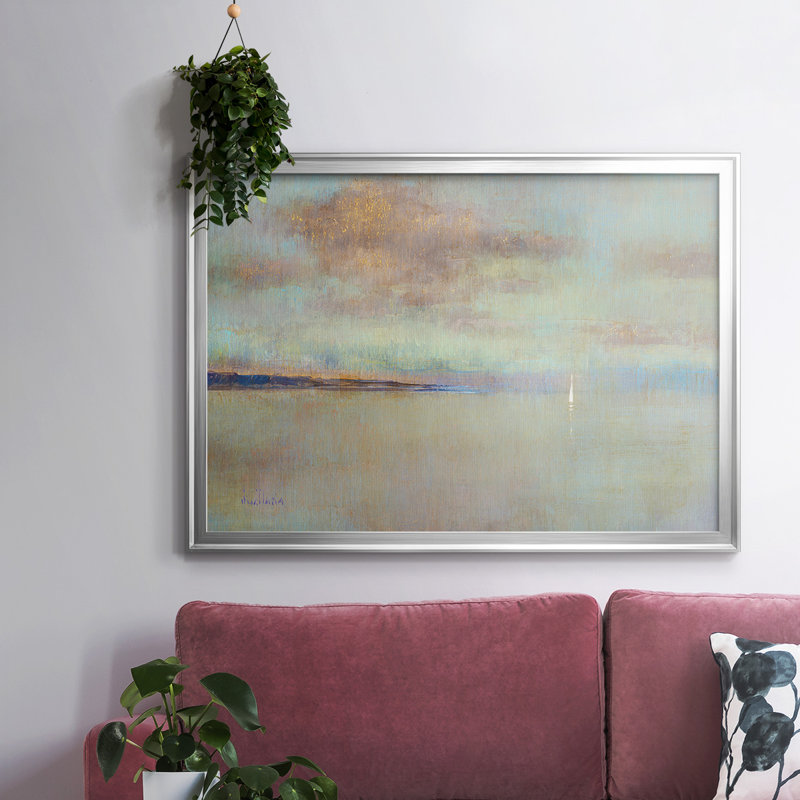 «August Morning», toile tendue avec châssis, Argent, H 18 po x l 26 po x P 1,5 po
