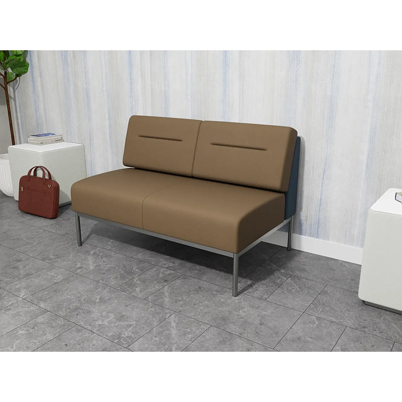 Causeuse Darsey, Argent argent, Patriot Plus taupe, Sans alimentation