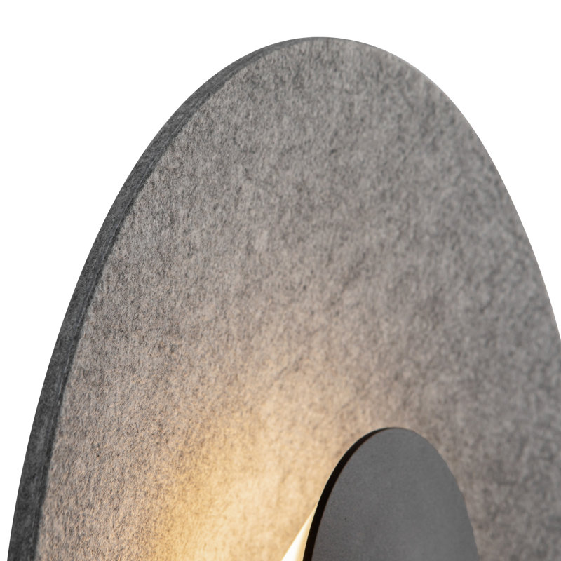 Cruz 1 - Light LED Wallchiere, Gray, Gray