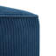 Repose-pieds rembourré carré, bleu marine-2133038887