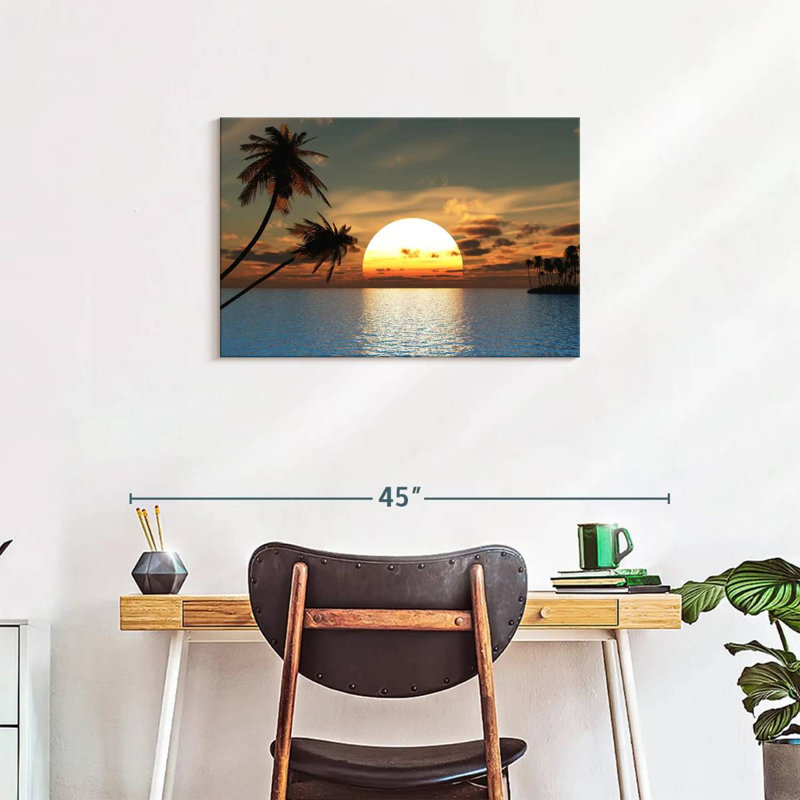 Gillard Ocean Palms Sundown, 20" H x 30" W