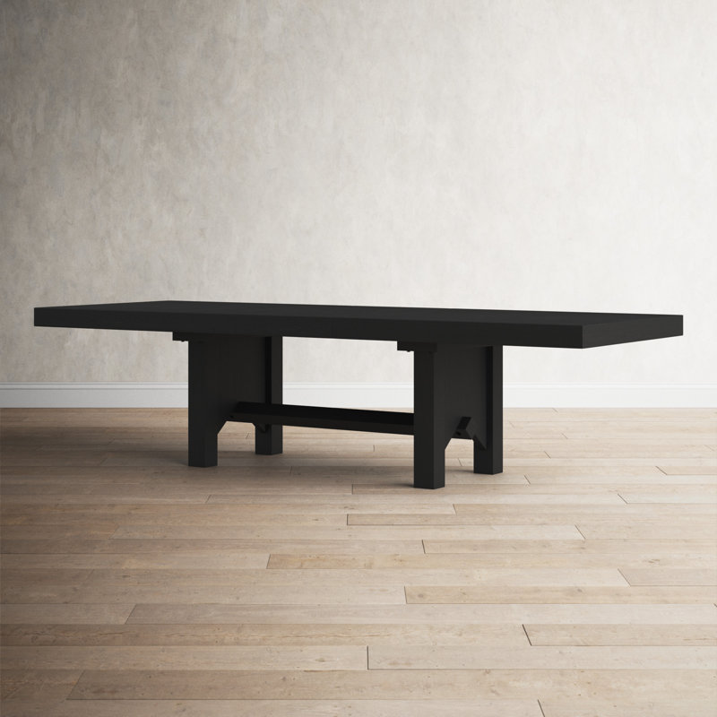 Appleton Dining Table, Charred Oak