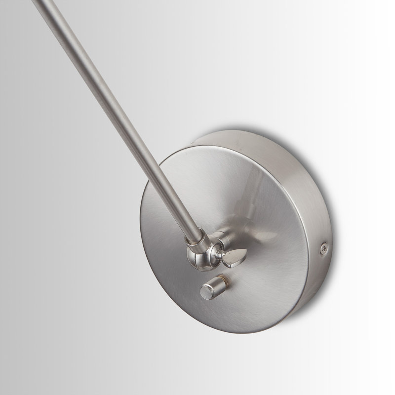 Profile 1-Light Plug-in Optional Swing Arm, Brushed Nickel
