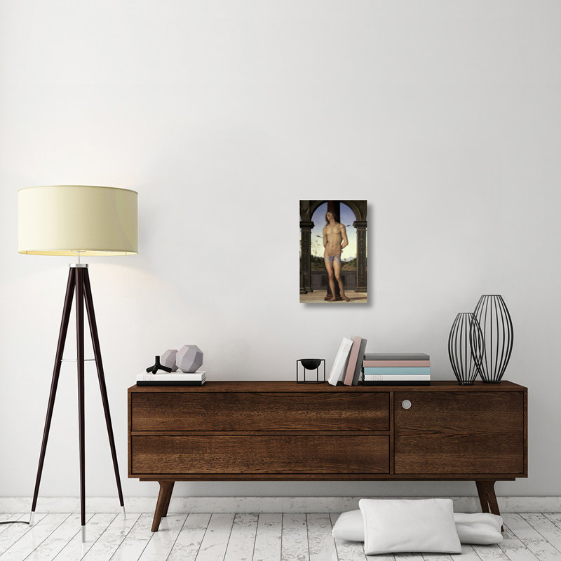 " St. Sebastian ", 22" H x 14" W x 2" D