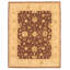 Tapis brun foncé torsadé Chobi 7 pi 10 po x 9 pi 10 po