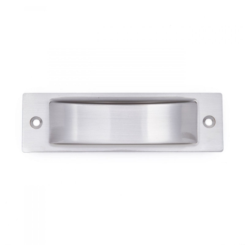 Poignée mince encastrée rectangulaire CF Series, Nickel satiné