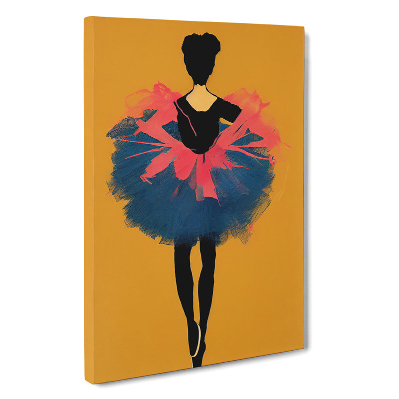 Young Ballerina - Wrapped Canvas, 50cm H x 35cm W x 3cm D