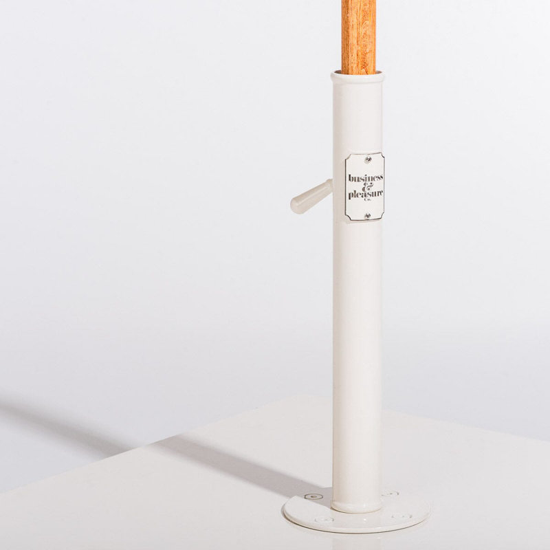 Classic Umbrella Base, Antique White, No