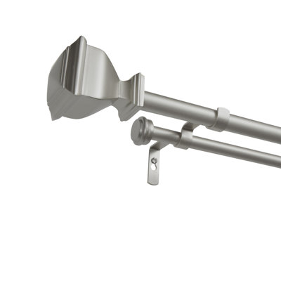 Boney Cast Iron Adjustable Single Curtain Rod