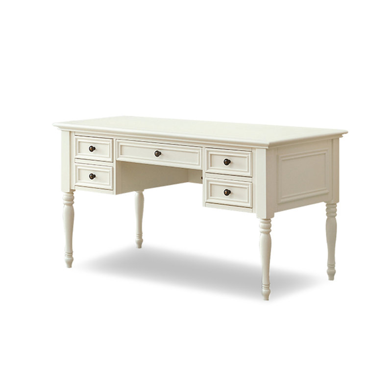 Bureau de style champêtre: conception de tiroir fonctionnelle, H 29,92 po x l 51,18 po x P 25,59 po 
