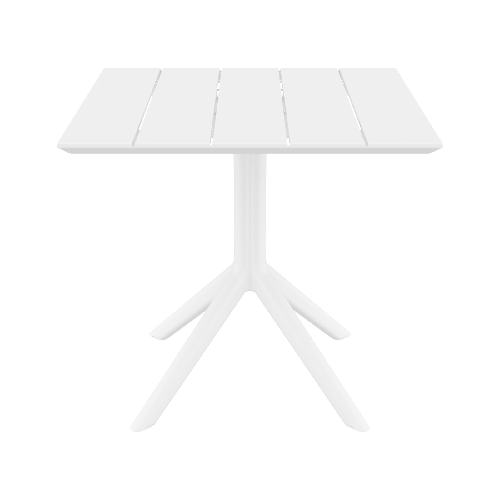 Paris Square Dining Table, 29" H x 31.5" W x 31.5" D, White