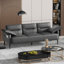Imelda 83" Faux Leather Square Arm Sofa